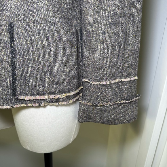 Anne Klein Charcoal Tweed Blazer - Picture 6 of 13